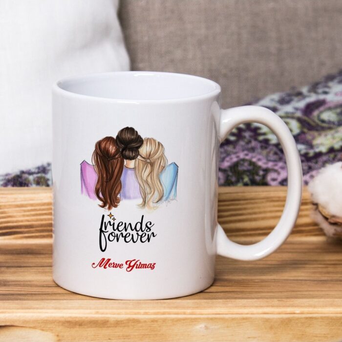 3 KIZ KARDEŞ BARDAĞI