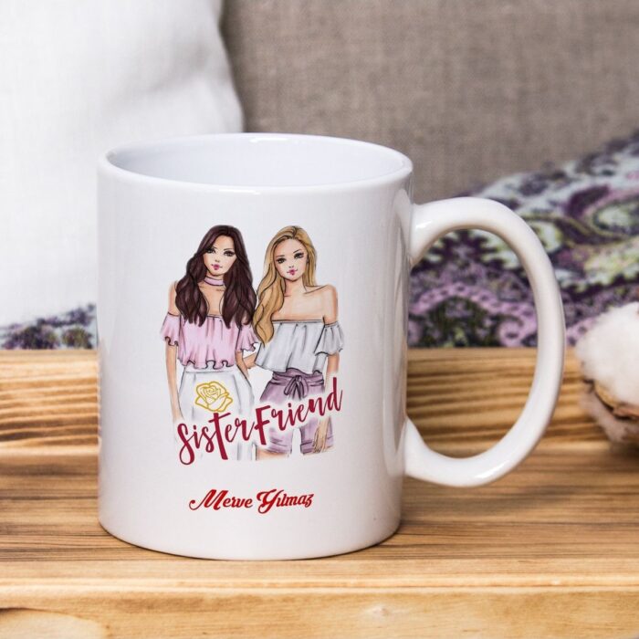 2 KIZ KARDEŞ BARDAĞI