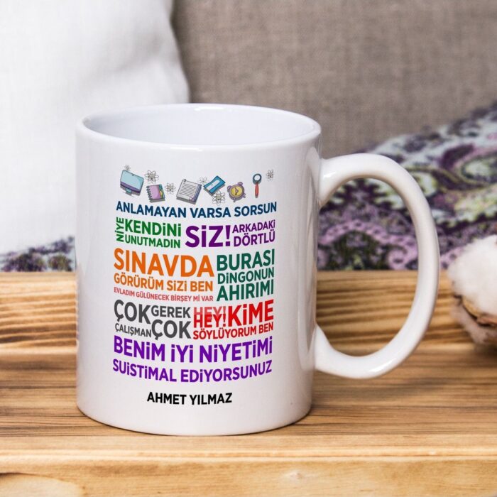 ÖĞRETMEN SÖZLERİ BARDAĞI